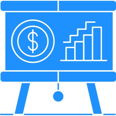 Dolar büyüme grafiği. Basit resimleme