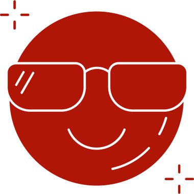 Moda tarzında gülümse. arkaplan