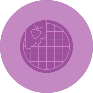 Kolayca değiştirilebilen veya düzenlenebilen güzel bebek kız çizgisi vektör simgesi