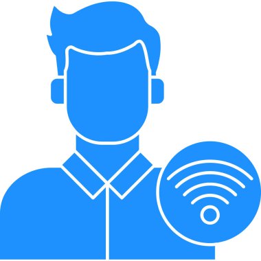 wifi vektör simgesi modern basit vektör çizimi