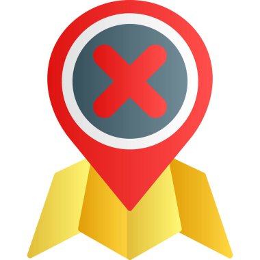 harita konum vektör illüstrasyonu