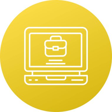 vektör dizüstü simgesi illüstrasyonu