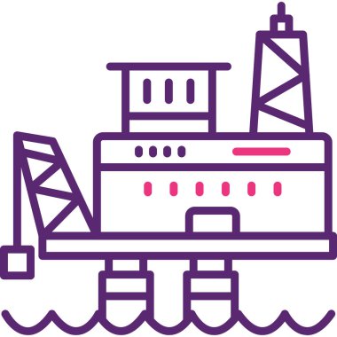 Petrol tankeri vektör çizimi