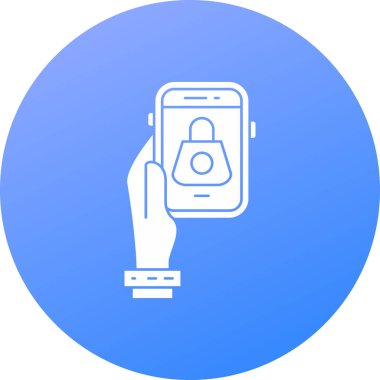 vektör cep telefon simgesi