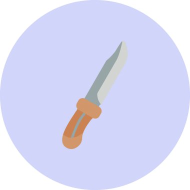 Bıçak. Web simgesi basit illüstrasyon