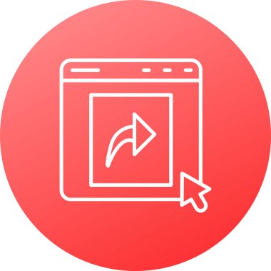 seo modern simgesinin vektör illüstrasyonu