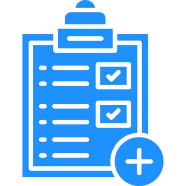 Kontrol listesi simgesi vektör illüstrasyonu