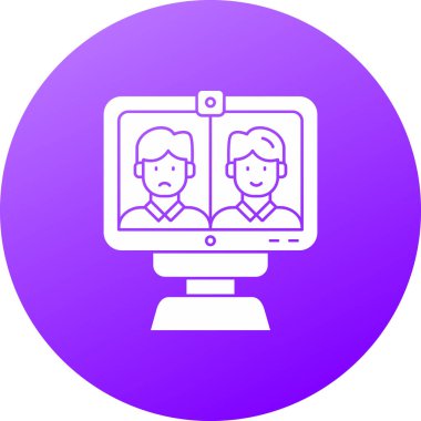 bilgisayar simgesi vektör illüstrasyonu