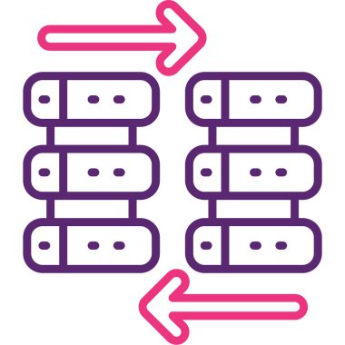 Tek bir izole edilmiş usb simgesinin vektör çizimi