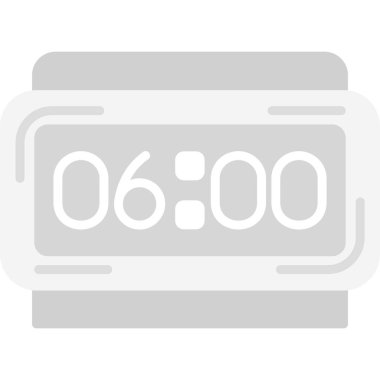 saat web simgesi vektör illüstrasyonu