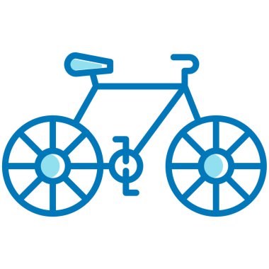 bisiklet ikonu vektör illüstrasyonu