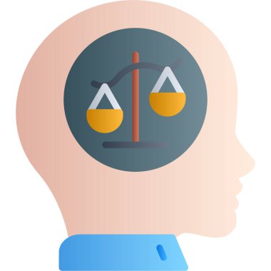 insan kaynakları ikon vektör illüstrasyon tasarımı ile baş