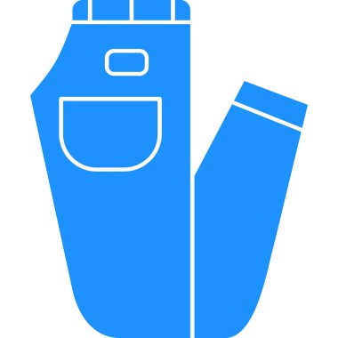 Bir torba simgesi ile el, vektör illüstrasyonu