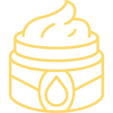 Bir mum simgesinin vektör illüstrasyonu