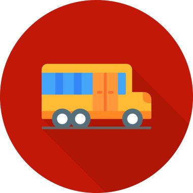 ulaşım düz vektör simgesi