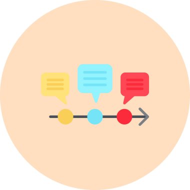 İletişim. Web simgesi basit illüstrasyon