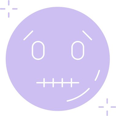 yüz simgesi, vektör illüstrasyonu