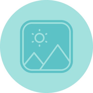 Vektör illüstrasyonu, simge ögesi arkaplanı