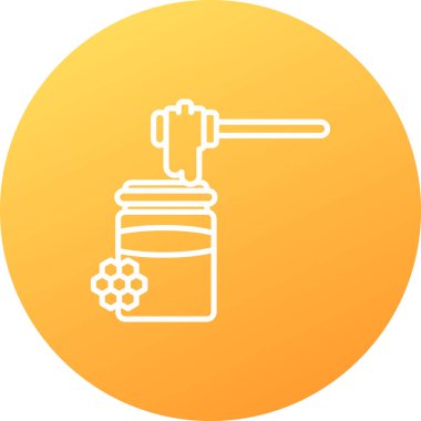 Tatlım. Web simgesi basit illüstrasyon