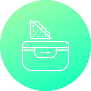 Gıda simgesinin vektör illüstrasyonu