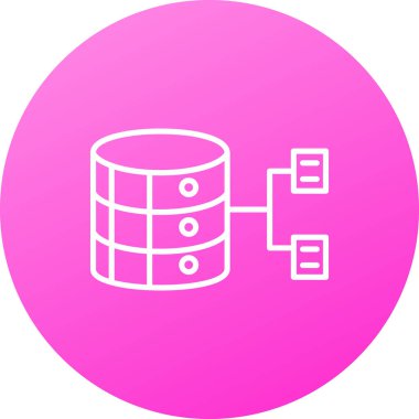 veritabanı simgesi çizimi