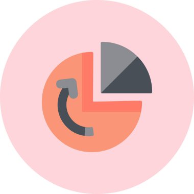 iş düz vektör simgesi