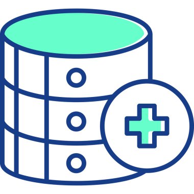 Tıbbi sağlık ikonu vektör illüstrasyonu