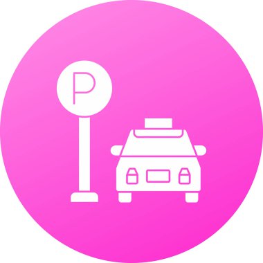 - Araba. Web simgesi vektör illüstrasyonu