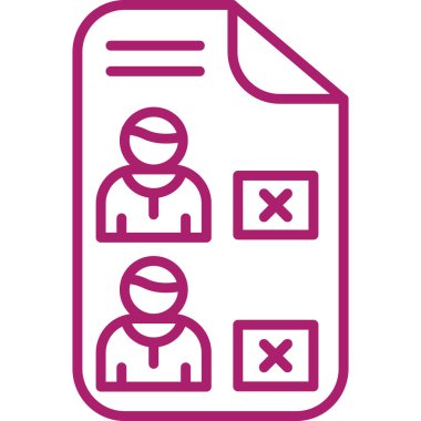 kimlik kartı vektör simgesi modern illüstrasyon