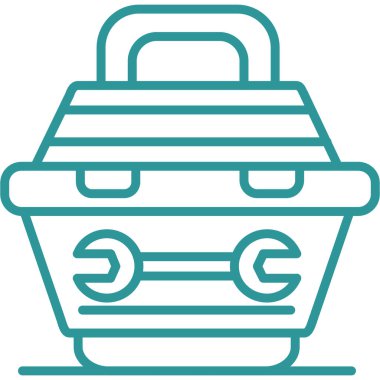 Çanta. Web simgesi basit tasarım