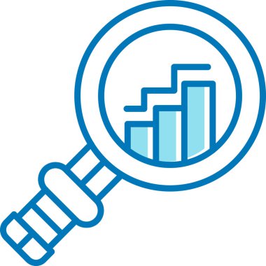 iş dünyasındaki bar grafiği büyüme ikonu, finans yönetimi kategorisi