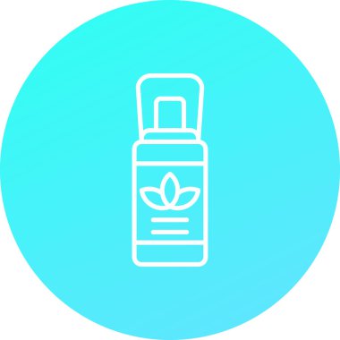 Bir yağ şişesinin vektör çizimi