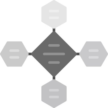 DNA molekül simgesi, vektör tasarımı