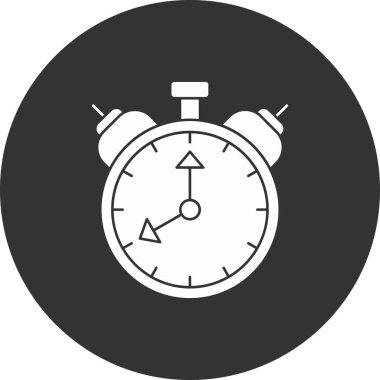 saat vektör simgesi modern basit illüstrasyon