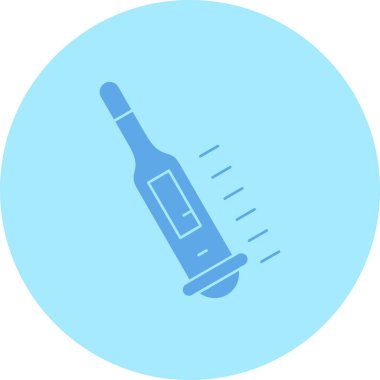 Şırınga simgesinin vektör illüstrasyonu