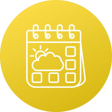 Hava Takvim satırı simgesi