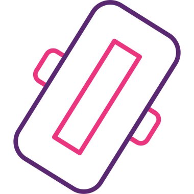 Bir mobil simgenin vektör illüstrasyonu