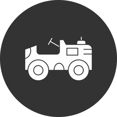 Bir çiftlik simgesinin vektör illüstrasyonu