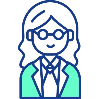 avatar. Web simgesi basit illüstrasyon