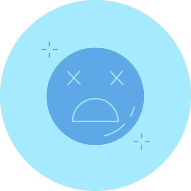 vektör emoji simgesi çizimi