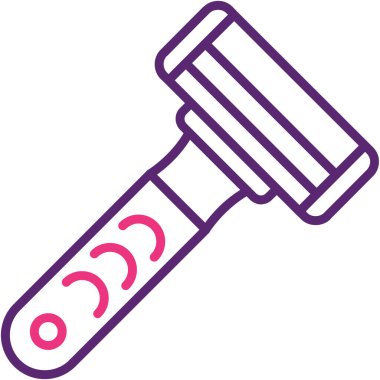 Test tüpü. Web simgesi basit tasarım