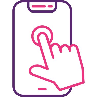 - Telefon. Web simgesi vektör illüstrasyonu