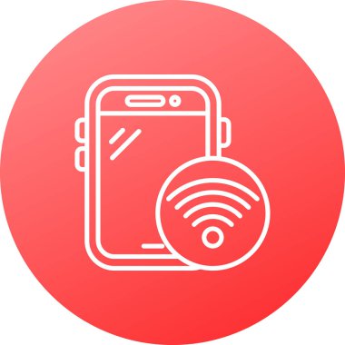 wifi simgesi vektör illüstrasyonu