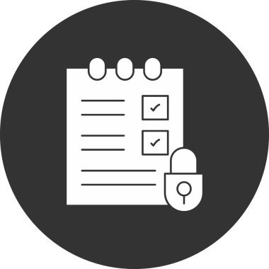 Kontrol listesinin vektör simgesi