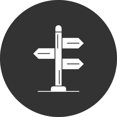 Modern b 'nin vektör çizimi harita simgesinden yoksun