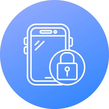 Cep telefonu simgesinin vektör illüstrasyonu