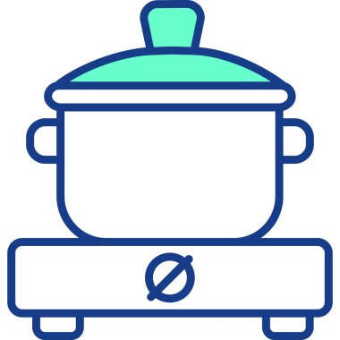 yiyecek ikonu vektör illüstrasyonu