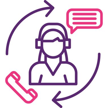 kulaklık modern simge, vektör illüstrasyonu