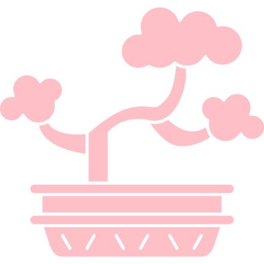 Ağaç. Web simgesi basit illüstrasyon