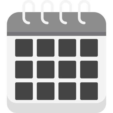 olay tarihi simgesi düz biçimli